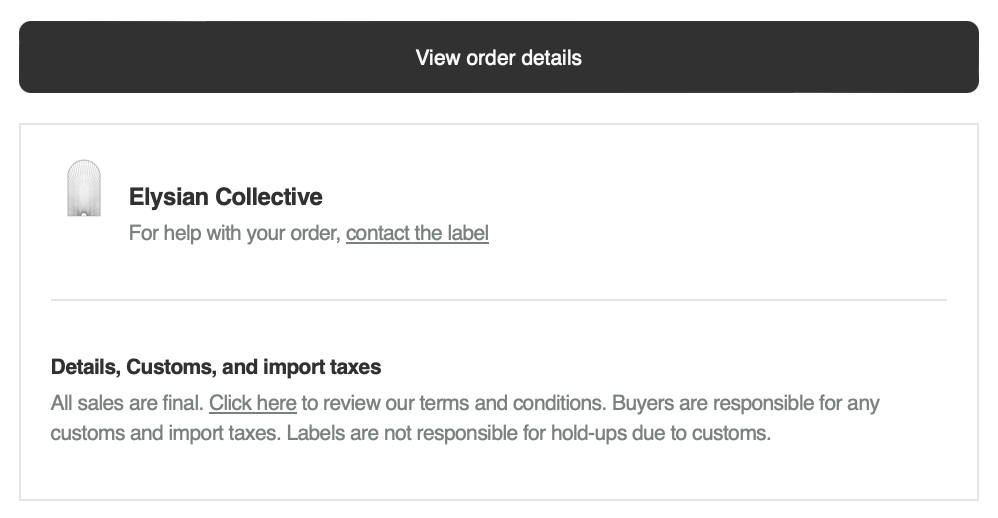 contact label